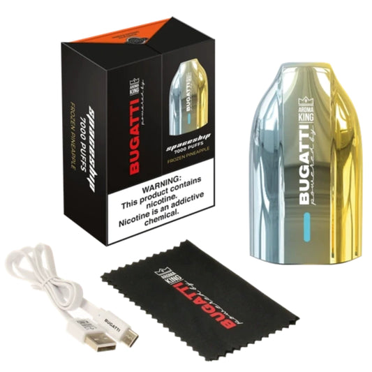 Bugatti 7000 Puffs – sabor Frozen Pineapple