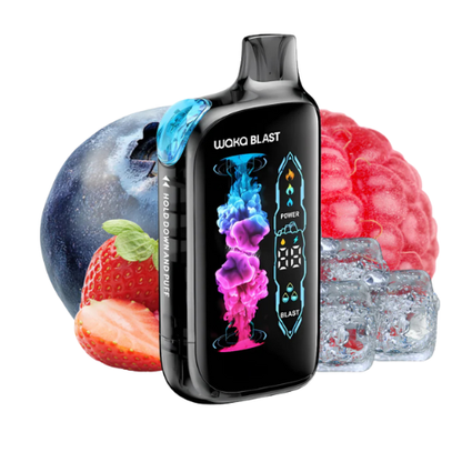 WAKA Blast 45K Puff con botón ICE sabor Triple Berry