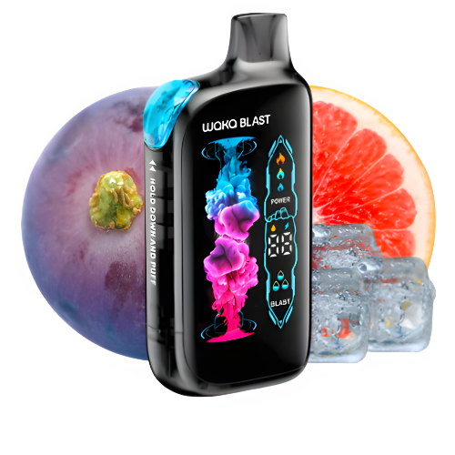 WAKA Blast 45K Puff con botón ICE sabor Grape Grapefruit