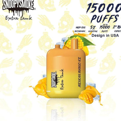 Snoopy Smoke 15K Puff en CDMX | Vapeador Desechable de 15,000 Puffs