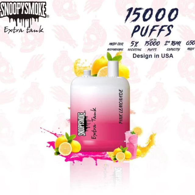 Snoopy Smoke 15K Puff en CDMX | Vapeador Desechable de 15,000 Puffs