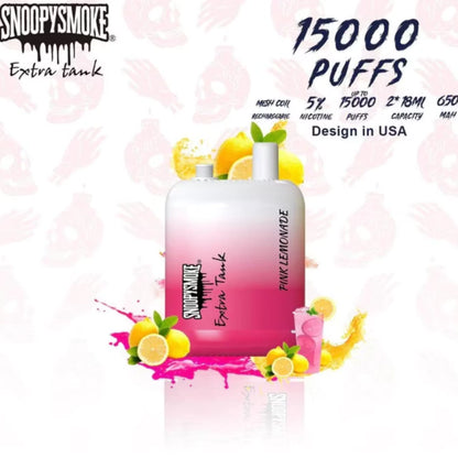 Snoopy Smoke 15K Puff en CDMX | Vapeador Desechable de 15,000 Puffs