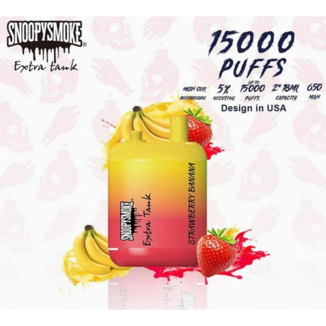 Snoopy Smoke 15K Puff en CDMX | Vapeador Desechable de 15,000 Puffs