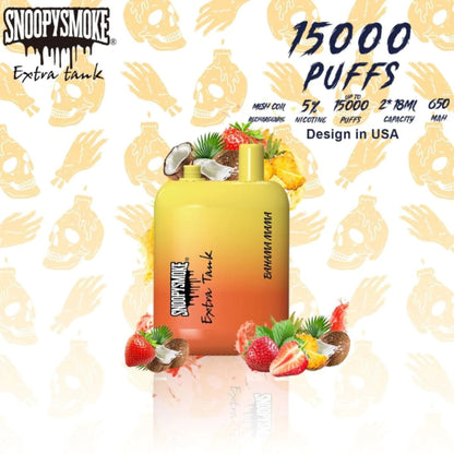 Snoopy Smoke 15K Puff en CDMX | Vapeador Desechable de 15,000 Puffs