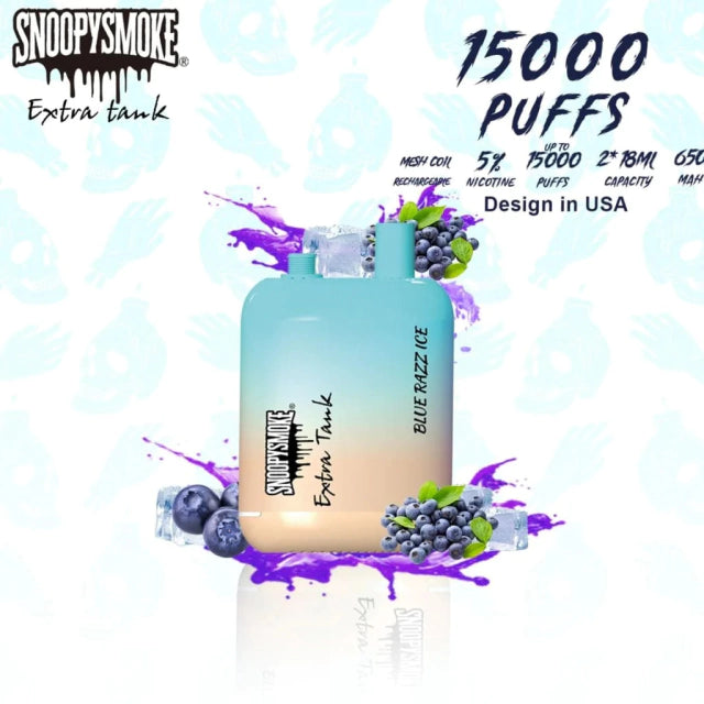 Snoopy Smoke 15K Puff en CDMX | Vapeador Desechable de 15,000 Puffs