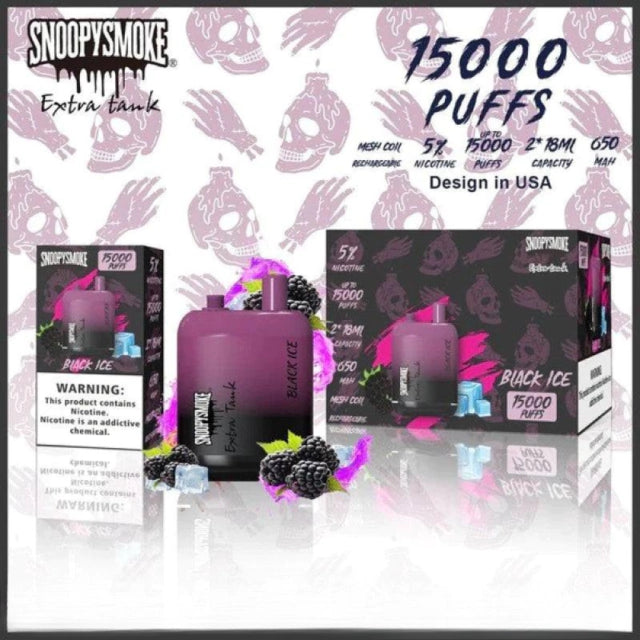 Snoopy Smoke 15K Puff en CDMX | Vapeador Desechable de 15,000 Puffs