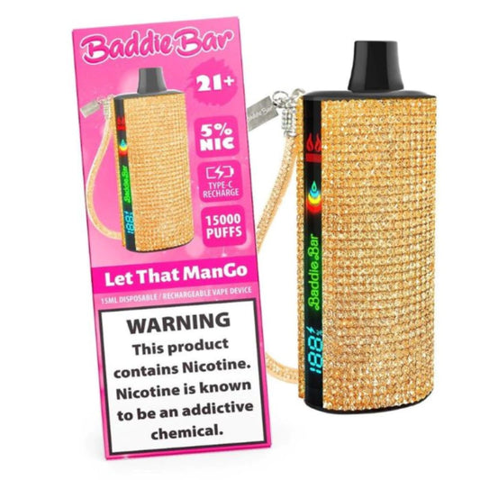 Vape Baddie Bar 15K | Vape con Brillos y 5% Nicotina en CDMX
